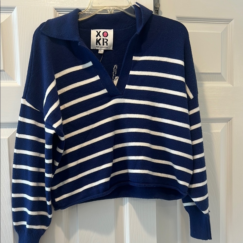 Kerri Rosenthal XOKR Striped Sweater